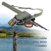 Canvas Portable Fly Fishing Rod Bag Reel Combo With Carry Case
